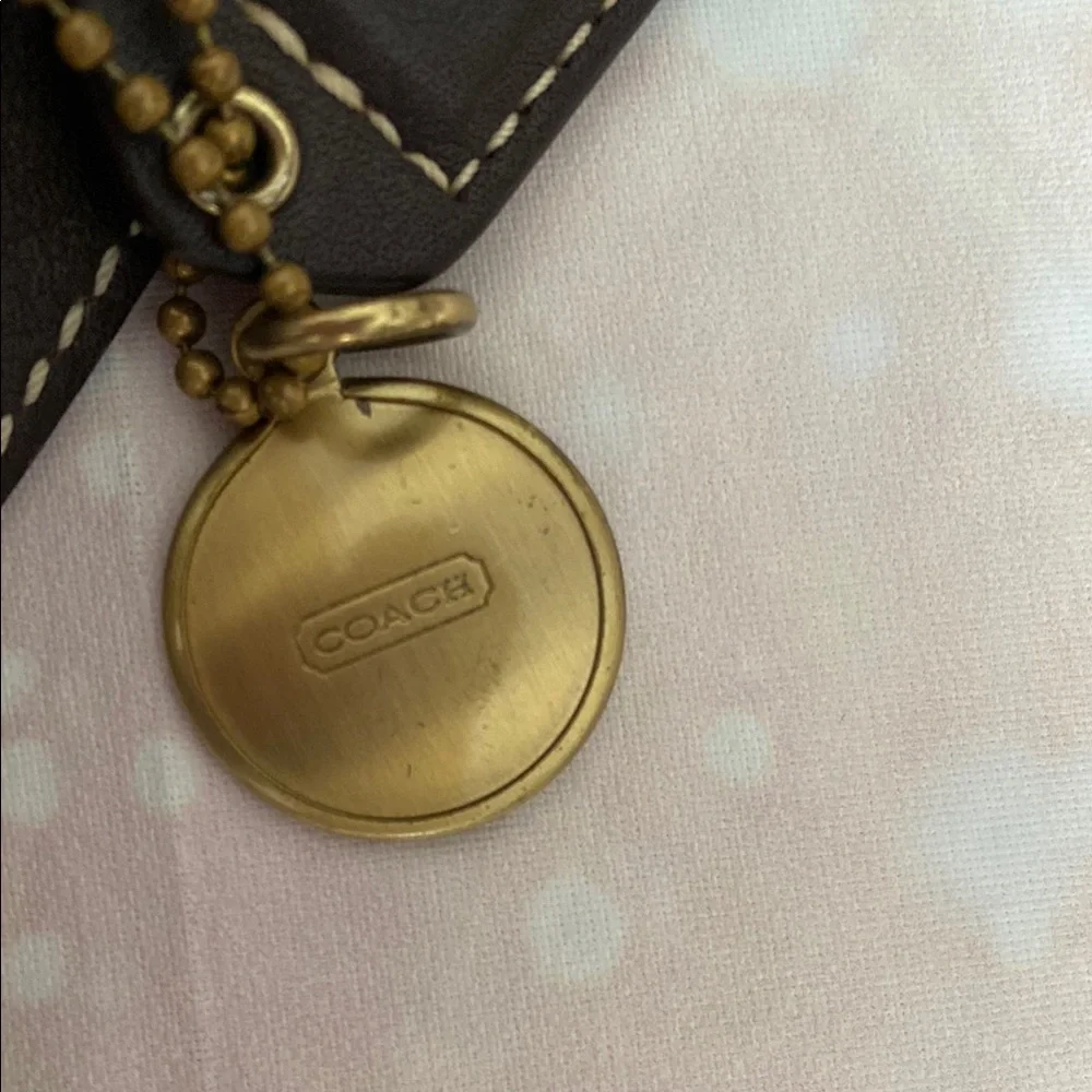 Coach Extra Large Brown Monogram Travel bag w/Leather Accents - Picture 7 of 13